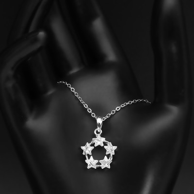 Dây Chuyền Nữ Bạc Tròm Sao May Mắn Bạc Hiểu Minh DMD360