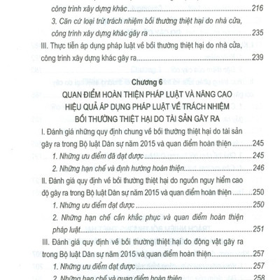 Trách Nhiệm Bồi Thường Thiệt Hại Do Tài Sản Gây Ra (Sách Chuyên Khảo)