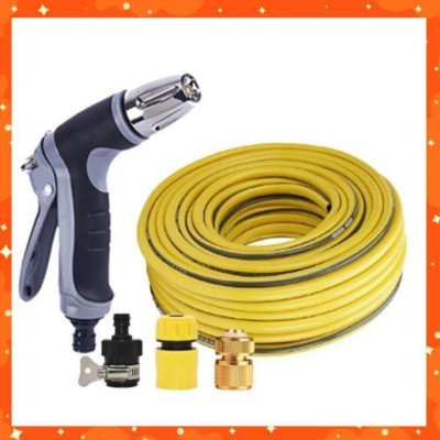 Bộ dây và vòi xịt rửa xe tưới cây tăng áp 3-5M(cút đồng nối 712-1) 206817