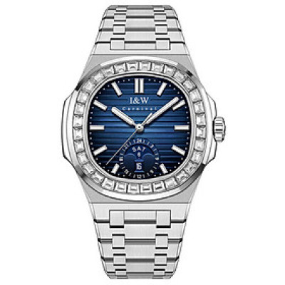 Đồng hồ nam chính hãng IW CARNIVAL IW735G-1 Kính sapphire ,chống xước ,Chống nước 50m ,Bảo hành 24 tháng,Máy cơ (Automatic),dây kim loại thép 316L không gỉ, thiết kế đơn giản dễ đeo
