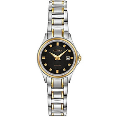 Đồng Hồ Nữ Citizen Dây Thép Không Gỉ GA1039-53E - Mặt Đen