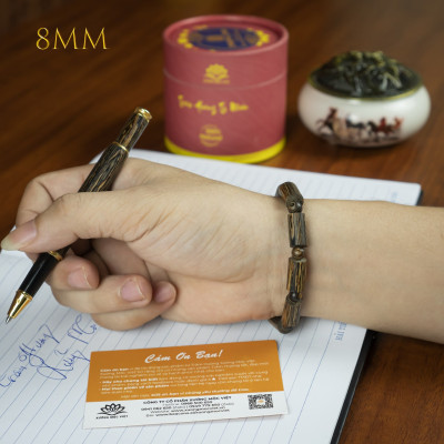 Vòng Tay Trầm Hương Trụ Trúc Sánh Chìm Cho Nam Nữ - Xưởng Mộc Việt