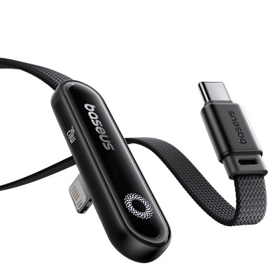 Cáp sạc nhanh C to Ln dành cho Game thủ Baseus MVP3 20W (480Mbps, 90° Elbow Design)- Hàng chính Hãng