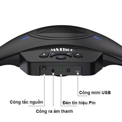 Loa Mic Hội Nghị Trực Tuyến Không Dây MST X3W ( hàng nhập khẩu)
