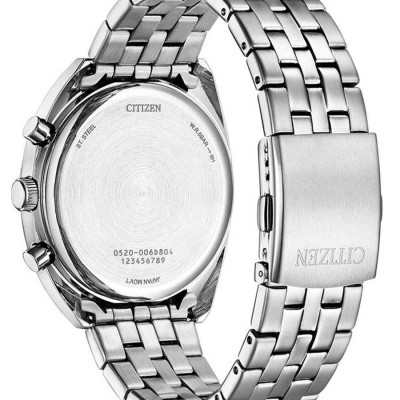 Đồng Hồ Citizen Nam Dây Kim Loại Pin (Quartz) AN8210-56E (42mm) - Mặt Đen
