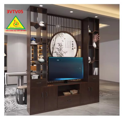 Kệ tivi kiêm vách ngăn phòng khách và nhà bếp 3VTV05 - Nội thất lắp ráp Viễn Đông
