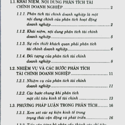 Phân Tích Tài Chính Doanh Nghiệp