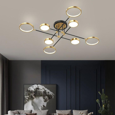 Đèn chùm LED GOSET kiểu dáng độc đáo, hiện đại với 3 chế độ ánh sáng.