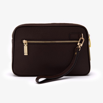 Clutch Cầm Tay Nam Khóa Vân Tay Da Bò Togo RB05