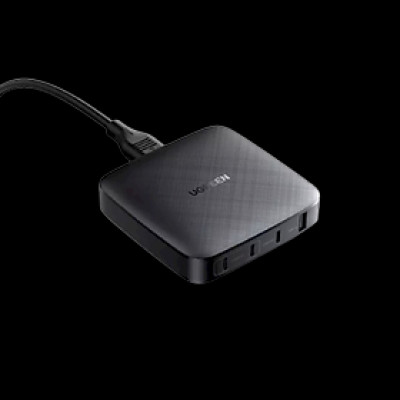 Củ sạc nhanh để bàn 4 cổng USB-C Ugreen 70869 100W 4port USB-C Màu đen CD226 Hàng chính hãng