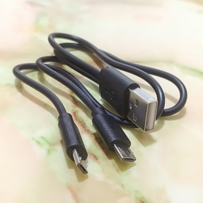 Cáp sạc và truyền dữ liệu 1 ra 2 cổng Micro USB - Hàng Nhập Khẩu