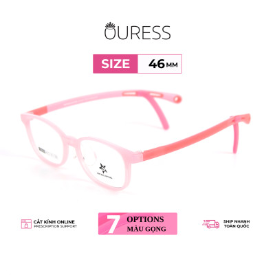 Gọng kính nhựa thời trang trẻ em unisex siêu nhẹ siêu bền OURESS Y8820