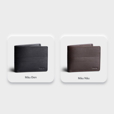 Ví nam da bò Trita ( Thời trang nam dáng ngang cao cấp - Ví da RVN21 )