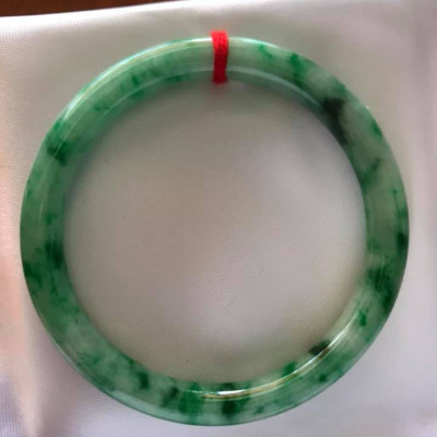 VÒNG TAY NỮ LÝ SƠN THỦY SAO 50MM HÀNG MỚI XANH BÔNG ĐẬM ĐẸP ĐÁ CẨM THẠCH TỰ NHIÊN NỮ 48KG -56KG