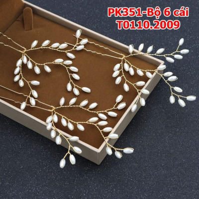 Trâm cài tóc cô dâu hạt lúa