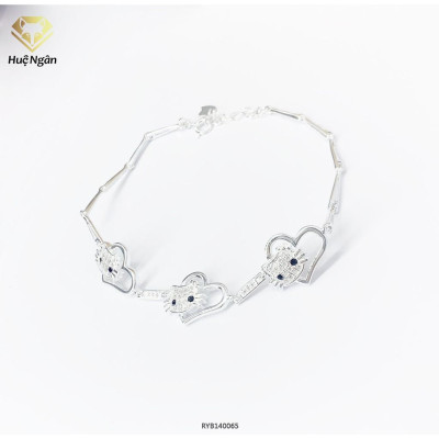 Lắc tay bạc 925 Huệ Ngân - Cat and heat RYB140065