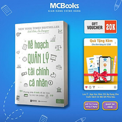 Sách - Kế Hoạch Quản Lý Tài Chính Cá Nhân - Phương Pháp 9 Bước Để Đạt Được Tự Do Tài Chính - MCBooks