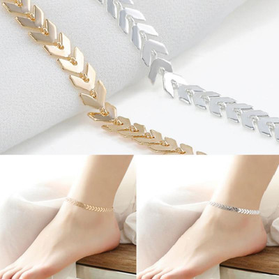 Lắc tay kiêm lắc chân nữ hoạ tiết xương cá độc đáo