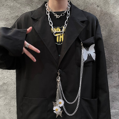 Dây xích treo quần áo hoa cúc phụ kiện thời trang phong cách Hàn Quốc