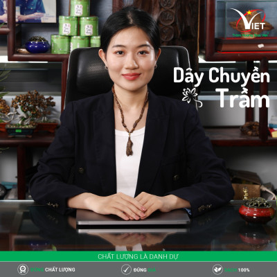 Dây Chuyền Trầm Hương Thiên Nhiên Kiểu Mộc Thô Độc Đáo