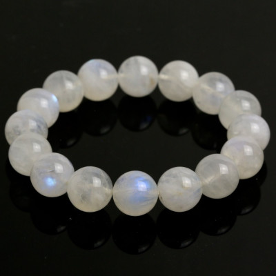 Vòng Tay Đá Mặt Trăng Ánh Xanh