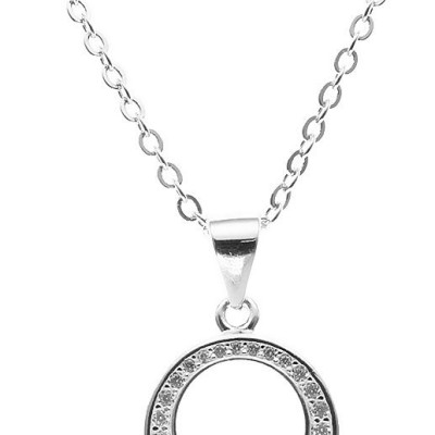 Dây Và Mặt Dây Chuyền Bạc Hiểu Minh DMD351 Trái tim và cầu vồng