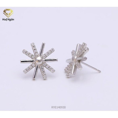 Bông tai bạc Ý Huệ Ngân - Hậu duệ mặt trời RYE140930