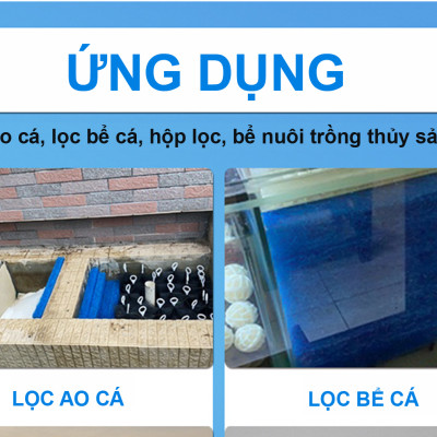 Bùi Nhùi Jmat Không Keo – Vật Liệu Lọc Hồ Cá Siêu Sạch, An Toàn Tuyệt Đối