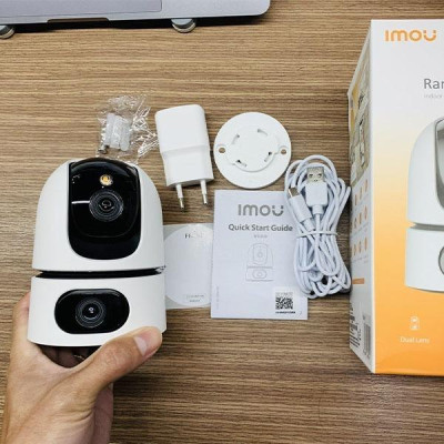 Camera WIFI IMOU 2 Mắt Ranger Dual S2XP 6MP, 10MP Xoay 360 Độ Trong Nhà - TRANGIATELECOM Hàng chính hãƞg Hàng nhập khẩu