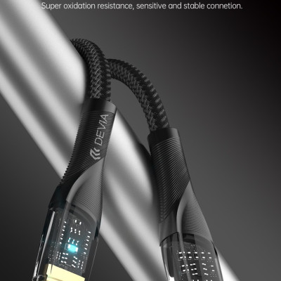 Dây cáp sạc Devia Star Woven  PD  dây dù 100cm- Hàng chính hãng