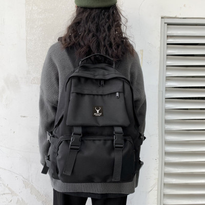 Balo Ulzzang Hàn Quốc Thời Trang PRAZA - BLTK185 (Đen)