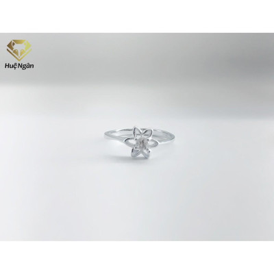 Nhẫn bạc Ý 925 Huệ Ngân - Bông Hoa Xinh Xắn TJ028 (li tay nhỏ)