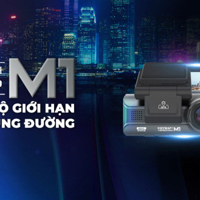 Camera Vietmap SpeedMap M1 - Cảnh báo tốc độ giới hạn - Cảnh báo Vượt tốc độ - Ghi hình 2K hành trình ô tô -  hàng chính hãng