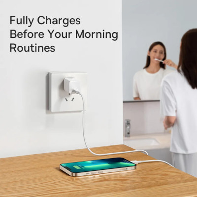 Củ Sạc Nhanh Cho IPhone 20W Baseus GaN5 Fast Charger - Công Nghệ Power Delivery 3.0 QC 3.0 - Tích Hợp Chip Thông Minh - Công Nghệ Kiểm Soát Nhiệt Độ BCT - Hàng Chính Hãng