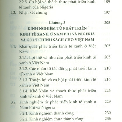 Phát Triển Kinh Tế Xanh Ở Nam Phi Và Nigeria: Gợi Ý Chính Sách Cho Việt Nam (Sách chuyên khảo) - PGS. TS. Lê Phước Minh chủ biên 