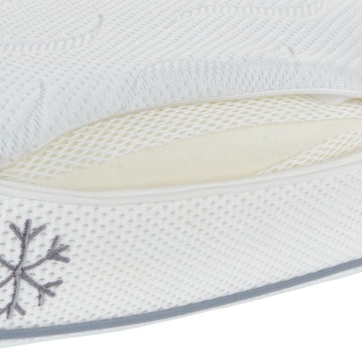 Ruột gối memory foam | Jysk Wellpur Vardo | trắng | R40xD60xC13cm