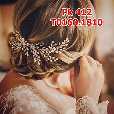 Ốp hạt trai cô dâu lớn màu trắng