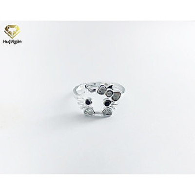 Nhẫn bạc Ý 925 Huệ Ngân - Mèo KITTY RYR140009 (li tay nhỏ)