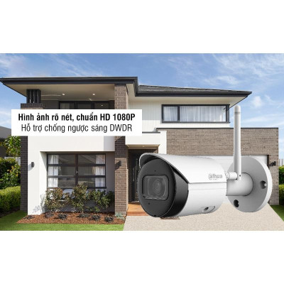 Camera Wifi ngoài trời Dahua DH-IPC-HFW1230DS-SAW 2MP, tích hợp mic, hồng ngoại 30m - TRANGIATELECOM Hàng nhập khẩu