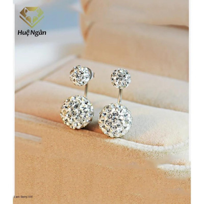 Bông tai bạc Ý 925 Huệ Ngân RYE140693