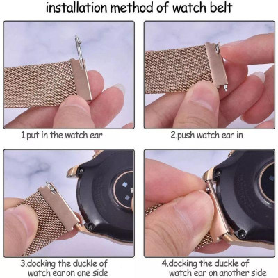 Dây thép Milanese 22mm dây Xiaomi Miwatch Color