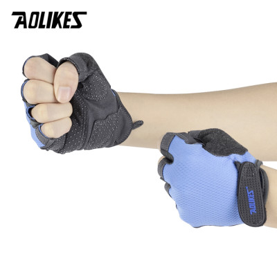 Găng tay thể thao hở ngón Nam - Nữ  hãng Aolikes AL112