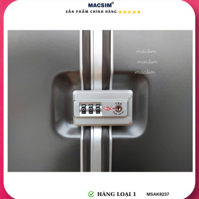 Vali cao cấp Macsim Aksen hàng loại 1 MSAK8237 cỡ 28 inch-màu ghi xám