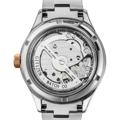Đồng Hồ Nữ Citizen Đính Đá Swarovski Dây Thép Không Gỉ PC1009-51W - Mặt Vàng Hồng (Sapphire)