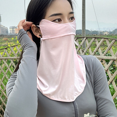 Khẩu Trang Chống Nắng,Chống Tia UV Kèm Khăn Che Cổ,Vai,Gáy