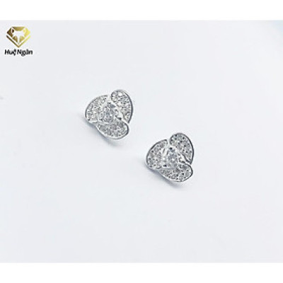 Bông tai bạc Ý 925 Huệ Ngân - Cỏ Ba Lá RYE140866