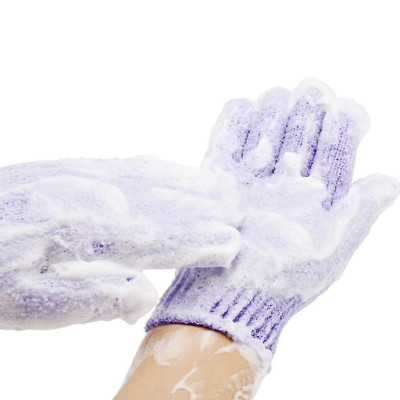 Chiếc Găng tay tắm, Tẩy tế bào chết, bao tay tắm tạo bọt tuyết tắm kỳ cọ lưng cực sạch Loại Tốt B0157