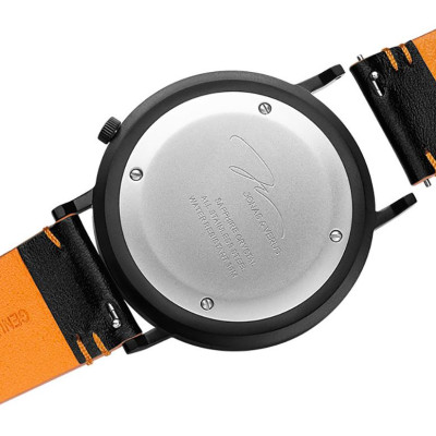 Đồng hồ đeo tay Nam  hiệu JONAS & VERUS D41.10.BBLBO , Máy Pin (Quartz), Kính sapphire chống trầy xước, Dây da Italy