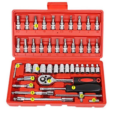 Khám Phá Bộ Dụng Cụ Đa Năng 46 Chi Tiết Cầm Tay Loại Tốt- Lựa Chọn Hoàn Hảo Cho  Việc Sửa Chữa Thuận Tiện