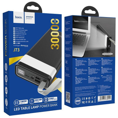 Pin Sạc dự phòng Hoco 30.000mAh Có Đèn - Hàng Chính Hãng 